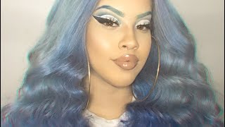 Dying blonde wig blue | ft Yoowigs