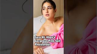 Sara Ali Khan's Gorgeous Pink Suit Photoshoot 💖