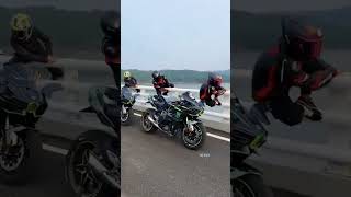 Kawasaki ninja H2 Baik Raider status 🔥 #shorts #whatsappstatus #viral #baiklover