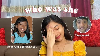 reacting to my old pictures and videos 👧🏻