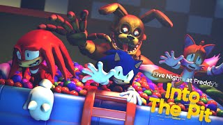 TEAM SONIC PLAYS FNAF INTO THE PIT! THE MONSTER BECAME OUR DAD!