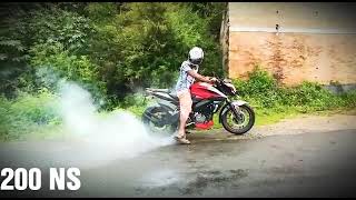 Burnout On NS 200 | After A Rain