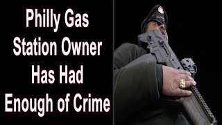 ARMED GUARDS Gas station owner hires armed agents to patrol property