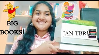 JAN 2022 TBR! || BIG FAT BOOKS I WANNA READ IN 2022 JAN|| BOOKS FOR BEGINNERS