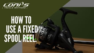 Loni's Tutorials - How to use a fixed spool reel.