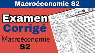 Macroéconomie S2 Examen Corrigé