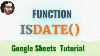 IsDate formula in google sheets | How to use isdate in google sheets