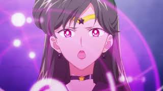 Eternal sailor saturn and Eternal sailor pluto fight with Sailor Galactia——Sailor Moon Eternal