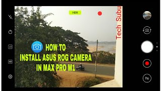 install asus rog camera in max pro m1