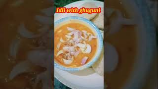 Ghuguni & Idli recipe/ Breakfast recipe/ Idli/ Alu matar #shorts #reels #viral