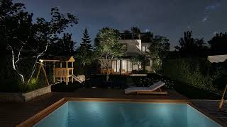 🌴MEDITERRANEAN /exotic /😍MODERN Garden DESIGN IDEAS /POOL /Transformation /Before&After /Sketchup