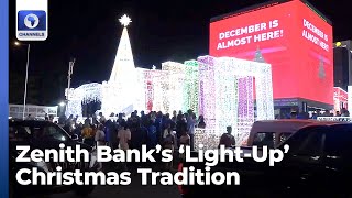 Zenith Bank Lights Up Lagos Street, Begins Christmas Tradition