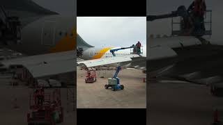 The wing of this airplane gets sliced off | Daily Aviation 2 #aviation #shorts #boeing737