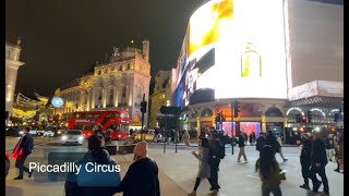 🔴Live Evening Walk in Central London | Leicester Square, Piccadilly Circus, and Chinatown