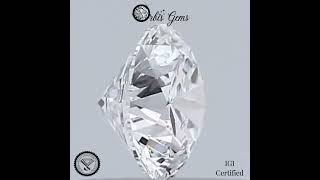 0 5ct Round D VS1 IGI certified Lab Diamond orbisgems