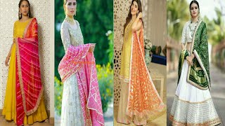 #Contrast dupatta suit#contrast dresses design