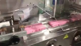 Soap bar flow packaging machine, soap bar flow wrapper