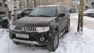 Запуск Mitsubishi Pajero Sport 2 в мороз