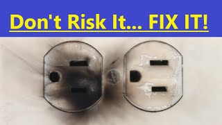 How do I replace an electrical outlet receptacle or (socket)