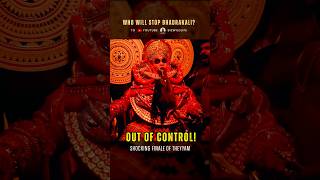 🔥 Who Can Stop Her?! Bhadrakali is Out of Control! #theyyam #youtubeshorts #kali #govinda