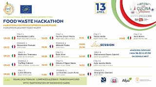 Premiazione - CONCORSO GASTRONOMICO INTERNAZIONALE FOOD WASTE Hackathon