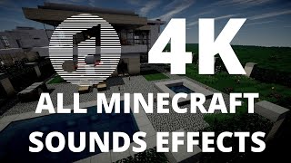 SOUNDS: ALL MINECRAFT SOUNDS EFFECTS 2022 | FREE DOWNLOAD | 4K | FX