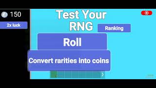 Meu jogo Test your RNG no julian's editor se quiser joga lá #julianseditor #rng