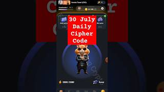 30 july hamster daily cipher code | today's  hamster Kombat daily morse code 30 july