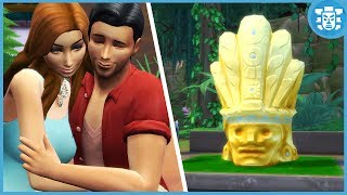 GOLDEN MASK & LATIN DANCING | The Sims 4 Jungle Adventure | Part 8