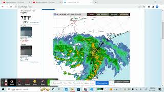 Tropical system forming tornadoes in South Central Texas! #shorts