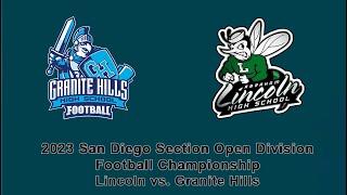 2023 San Diego Section Open Division Football Championship