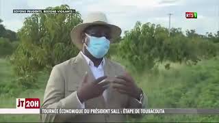 Visite de la ferme du Président de la République avec M. Massaer NGUER, Directeur ISRA/UPPF