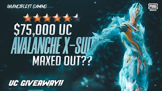 GOT GLACIER X SUIT 4 TIMES MAXED ??  | NEW AVSLANCHE X SUIT CRATE OPENING PUBG MOBILE / BGMI