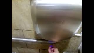 Awoco hand dryer at Jack in the box