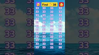 Find 38 in this number #maths #puzzle #gk #popular ...........