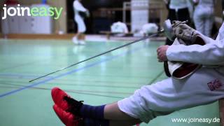 Fencing for Beginners - Amazing Workout teaching how to fence at Club Grunewald Berlin by joineasy