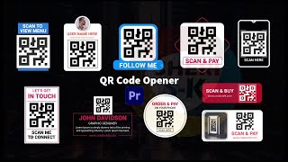 QR Code Opener Templates For Premiere Pro |Sheri Sk| |QR Code Opener Video|