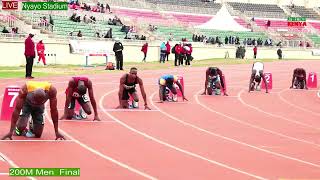 200M Men Final: Budapest World Championships National Athletic Trials 2023