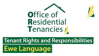 Tenant Rights and Responsibilities (Ewe)