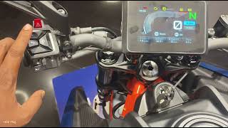 how to set the speed limit In KTM DUKE 390 Gen3 #speedlimit  #gen3