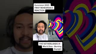 Reaction: Netherlands' First Rehearsal 🇳🇱 | First Reactions | Eurovision Fam