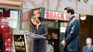 Joan Cusack's Speech at john cusack's  walk of fame star ceremony in hollywood