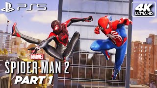 Defeating Sandman along with Miles Morales in Spider-man 2 | MARVEL | PLAYSTATION 5