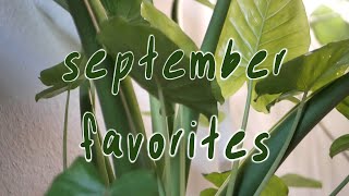 SEPTEMBER FAVORITES | souvenirs, new leaves