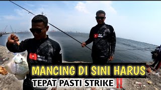 dam merah‼️wajib cobain spot mancing jakarta,bikin ketagihan