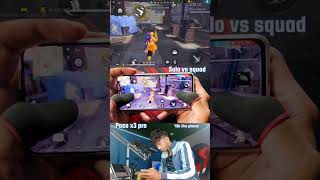 3 finger handcam gameplay solo vs squad poco x3 pro 60fps 120hz 360hz game turbo SD860 Prosecser 4kr