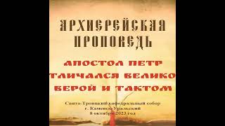 Проповедь Преосвященного Мефодия «Апостол Петр отличался великой верой и тактом»