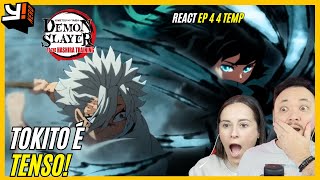 TOKITO VS OBANAI E SANEMI!! REACT DEMON SLAYER EPISÓDIO 4 TEMP 4 | Kimetsu no Yaiba