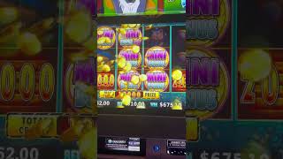 Huff and Puff slots $10.00 a spin good hit