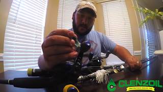 Using Clenzoil to fix reel handle issues